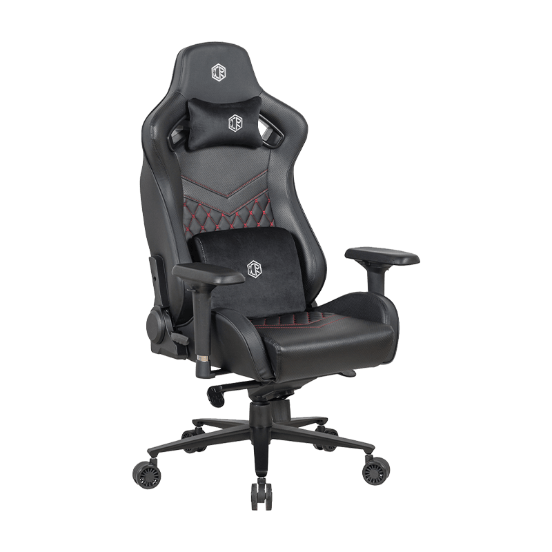 RXGAMER RX-2112 Cotiera 2D din piele PU scaun pivotant pentru jocuri pentru computer