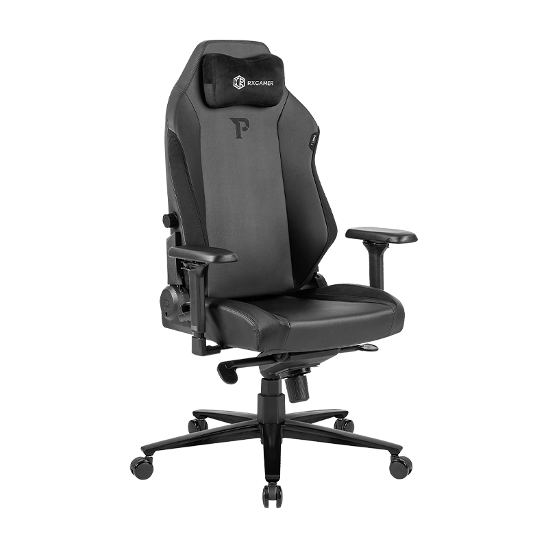 Scaun pentru jocuri RxGamer RX-2070-R-A din piele PU, stil de curse ergonomic