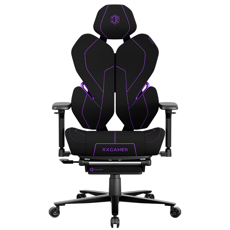 RXGAMER RX-K6-6301 design ergonomic al scaunului de gaming cu pași confortabili