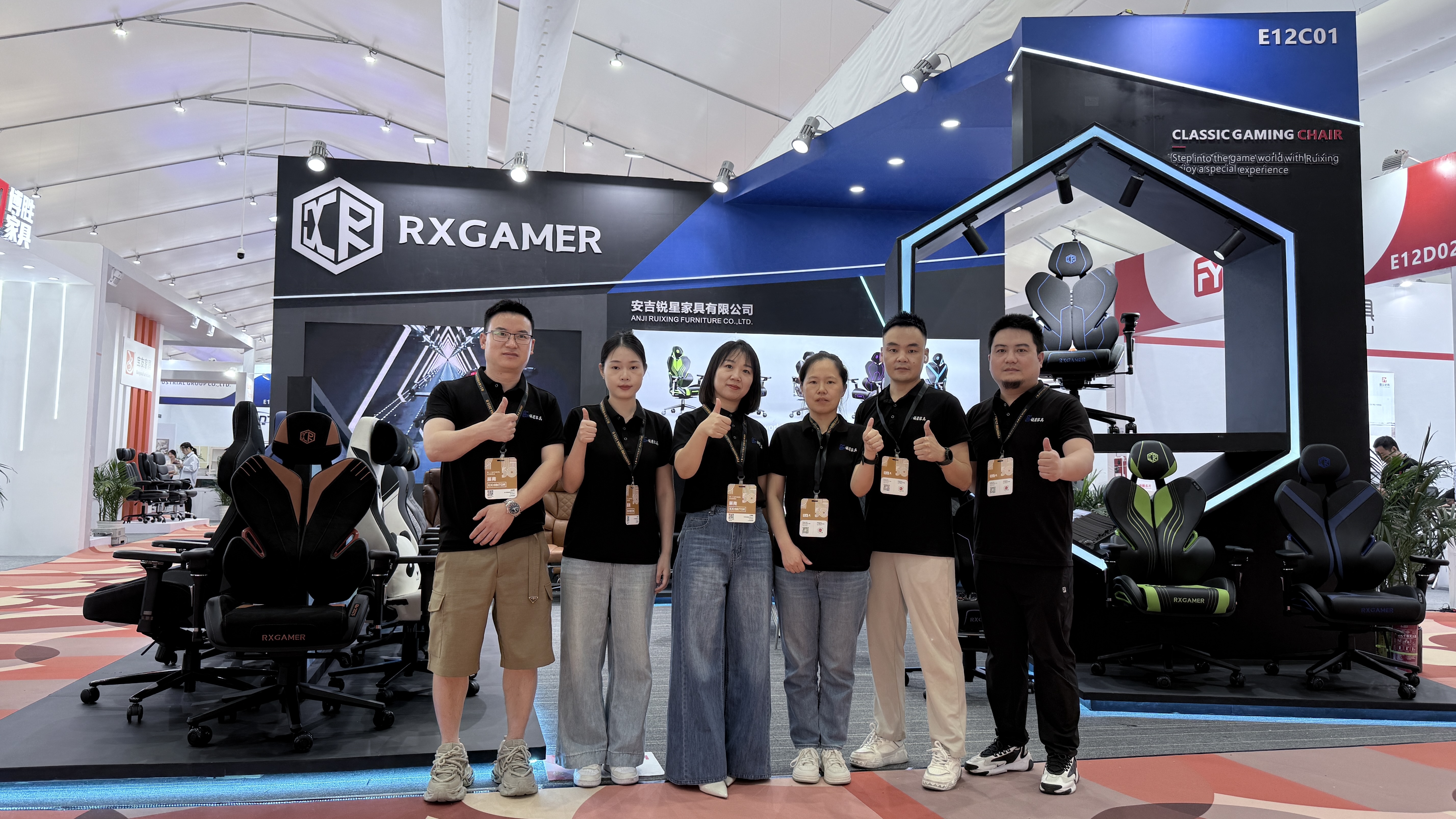 Anji RuiXing Furniture prezintă cu succes la cel de-al 30-lea Târg Internațional de Mobilă din China