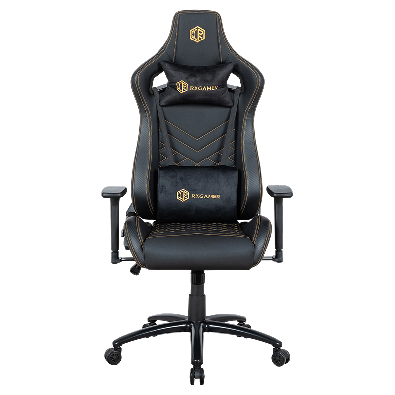 RXGAMER RX-2047 Scaun de jocuri multifuncțional cu cotieră 3D neagră mat