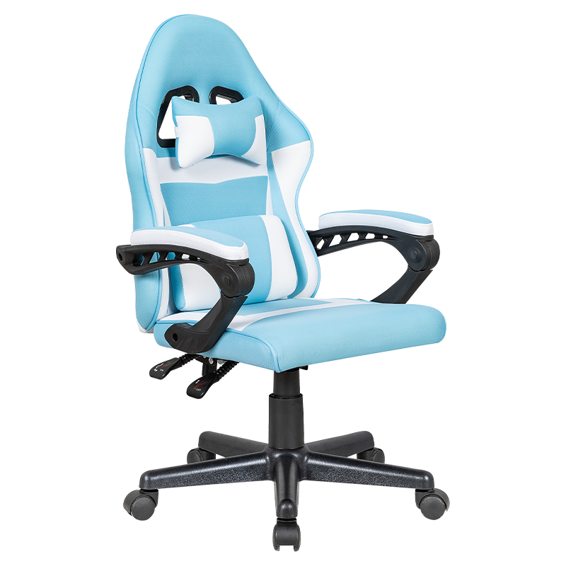 Ce face din scaunul de jocuri compact cu unghi reglabil RXGAMER RX-2083 o alegere practică pentru încăperile mici?